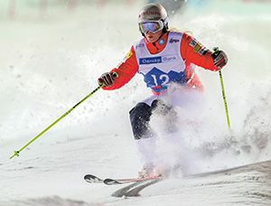 Image of an Olympic skier