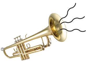 A trumpet