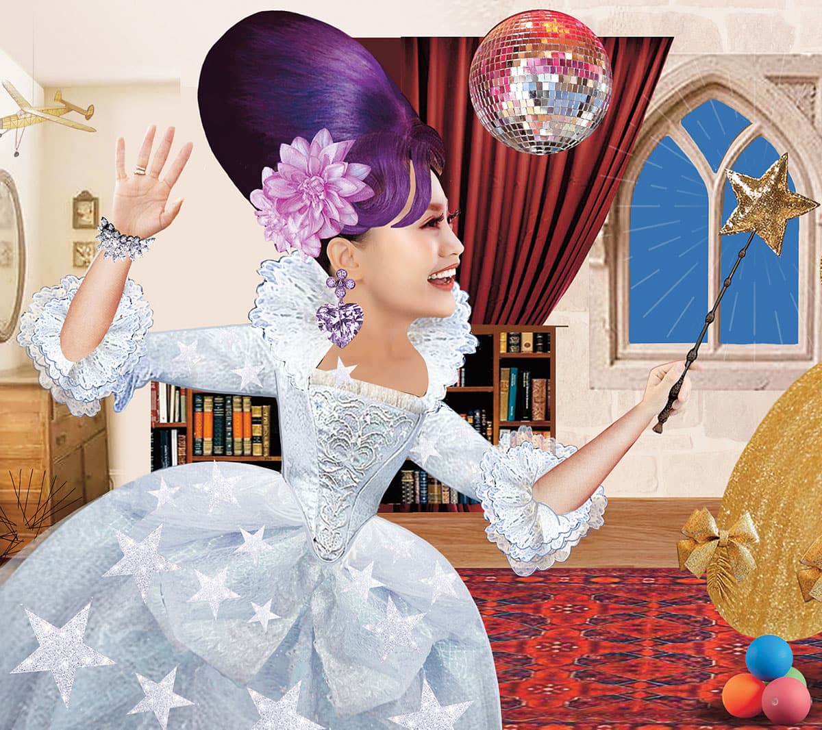 illustration of the fairy godmother
